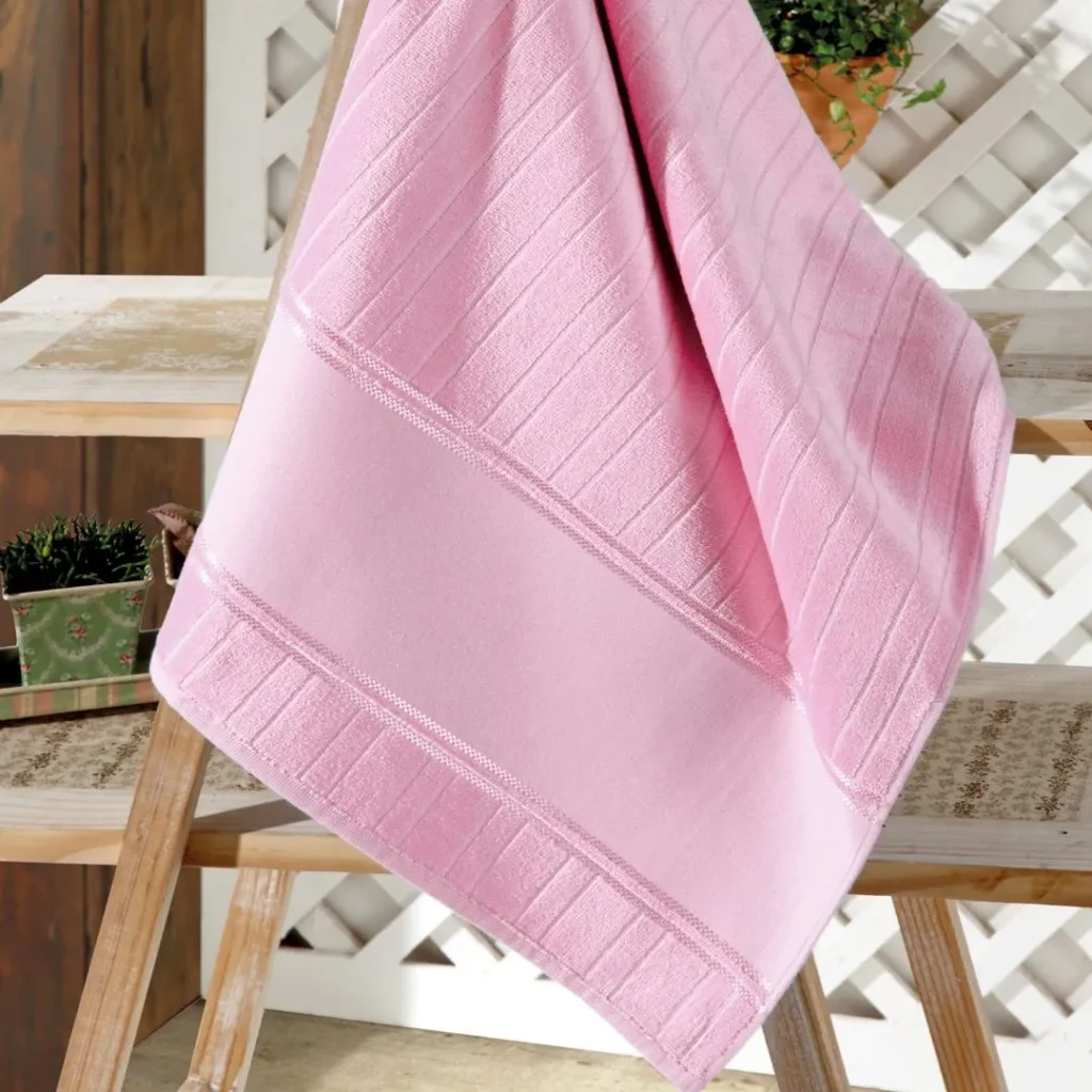 Toalha de Banho Döhler Artesanalle Rosa