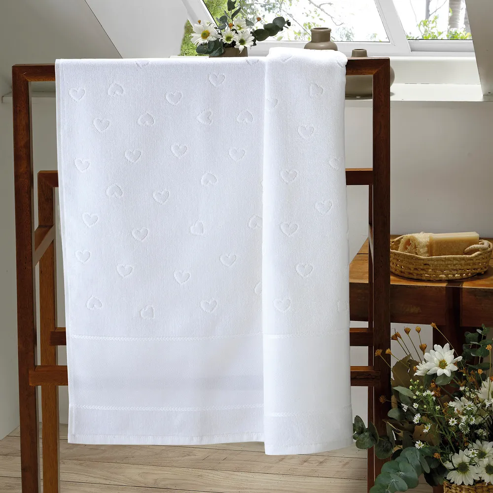 Toalha de Banho Döhler Verona 70x140cm Branca