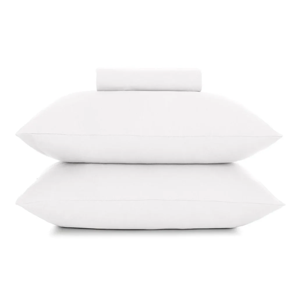 Jogo de Cama Queen 3 Peças Altenburg Malha Fio Penteado 100% Algodão Branco