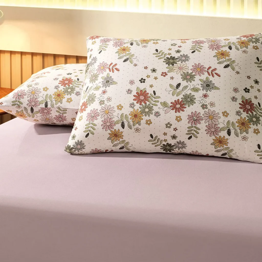 Jogo de Cama Casal 3 Peças Altenburg Malha Fio Penteado Florir